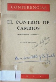 El control de cambios : (aspectos técnicos y económicos)