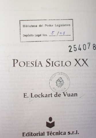 Poesía del Siglo XX