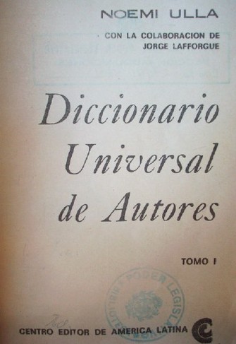Diccionario Universal de Autores