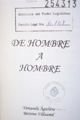 De hombre a hombre