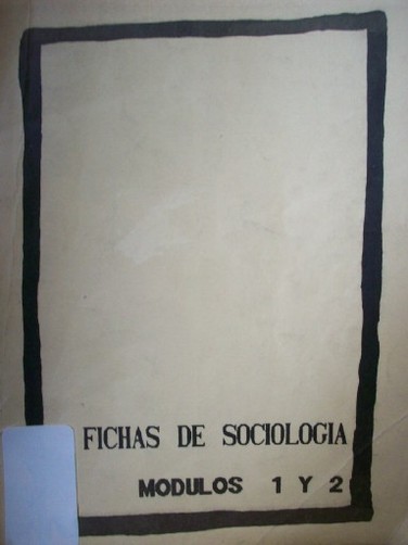 Fichas de Sociología