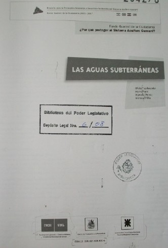 Las aguas subterráneas