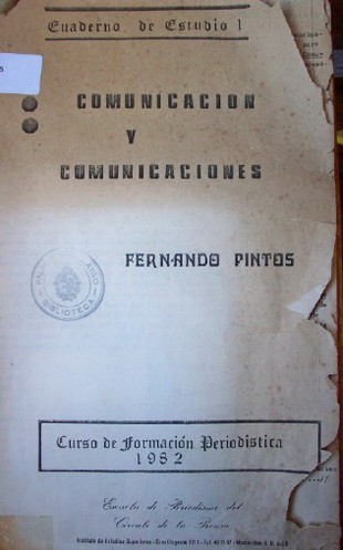 Comunicación y comunicaciones