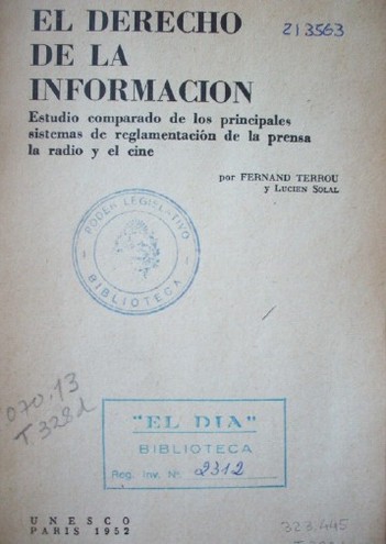 El derecho de la información