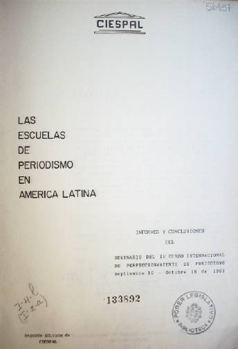 Las escuelas de periodismo en América Latina