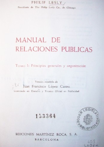 Manual de relaciones públicas