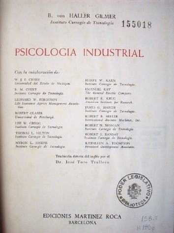 Psicología industrial