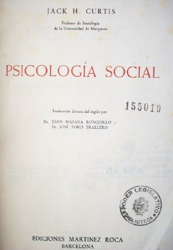 Psicología social