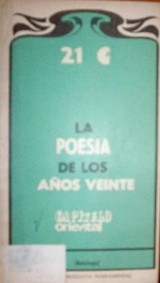 La poesía de los años veinte