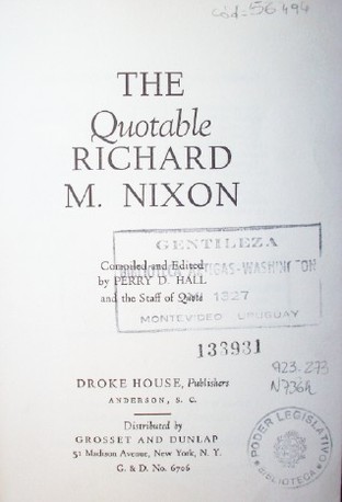 The Quotable Richard M. Nixon