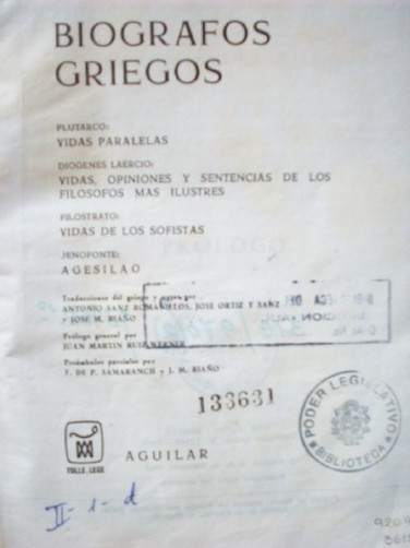 Biografos griegos