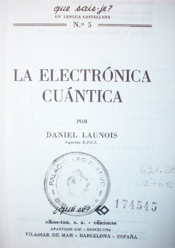 La electrónica cuántica