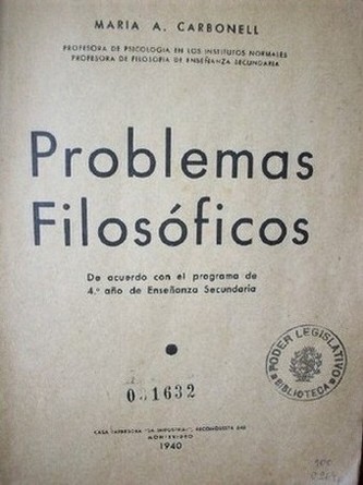 Problemas filosóficos