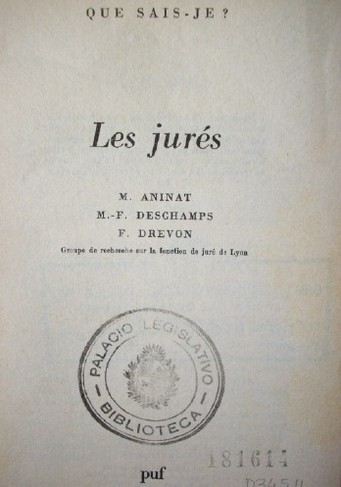 Les jurés