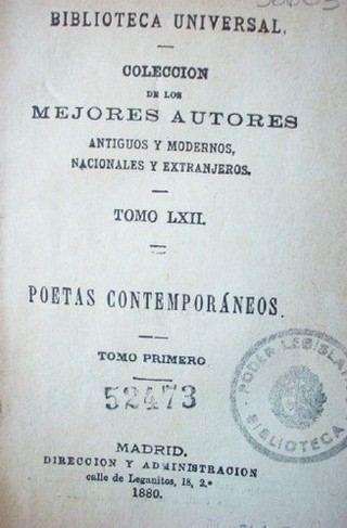 Poetas contemporáneos