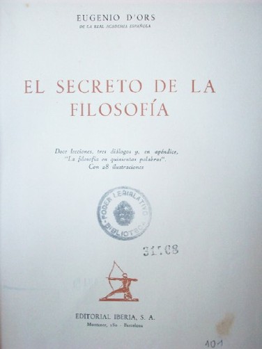 El secreto de la filosofía