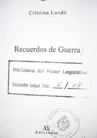 Recuerdos de guerra