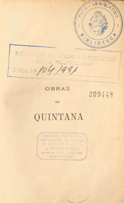 Obras de Quintana
