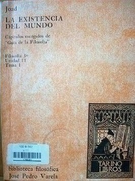 Biblioteca filosófica José Pedro Varela : filosofía 5o. año