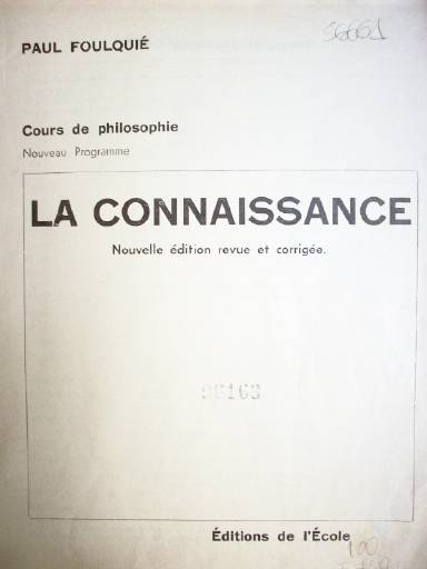 La connaissance