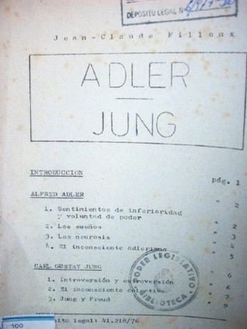 Adler ; Jung