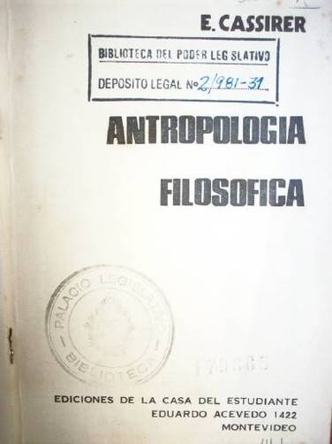 Antropologia filosófica