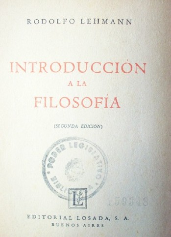 Introducción a la Filosofía