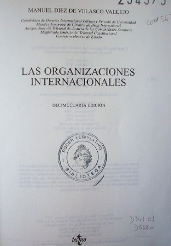 Las Organizaciones Internacionales