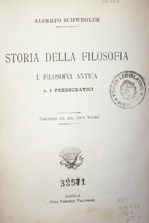 Storia della filosofia