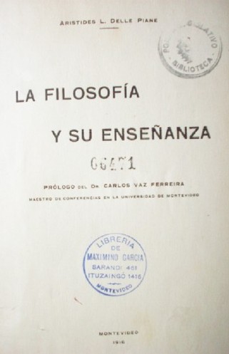 La filosofía y su enseñanza