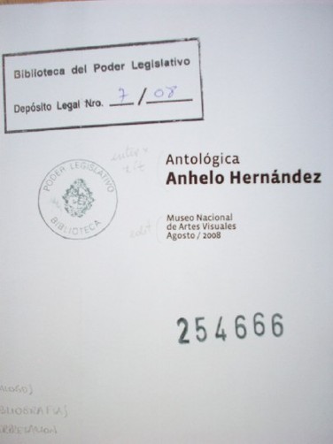 Antológica Anhelo Hernández