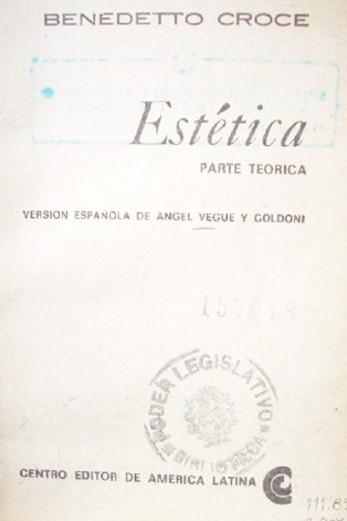 Estética : parte teórica