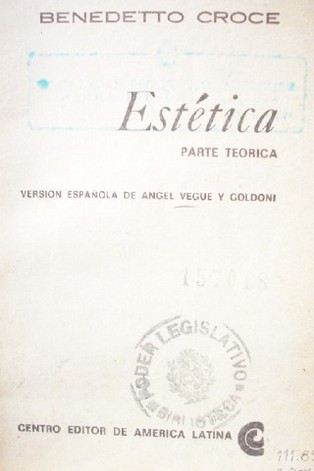 Estética : parte teórica