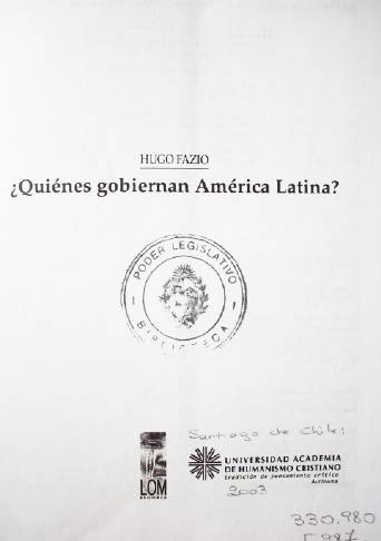 ¿Quiénes gobiernan América Latina?