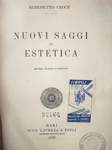 Nuovi saggi di estetica