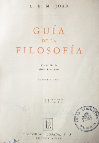 Guía de la filosofía