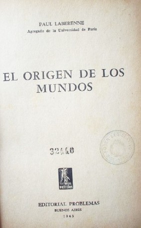 El origen de los mundos