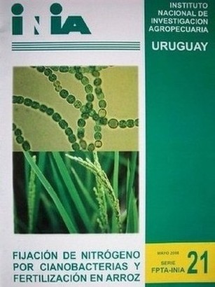 Fijación de nitrógeno por cianobacterias y fertilización en arroz