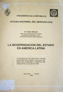 La modernización del Estado en América Latina