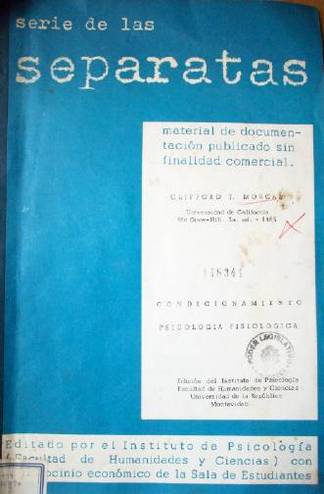 Condicionamiento : psicología fisiológica