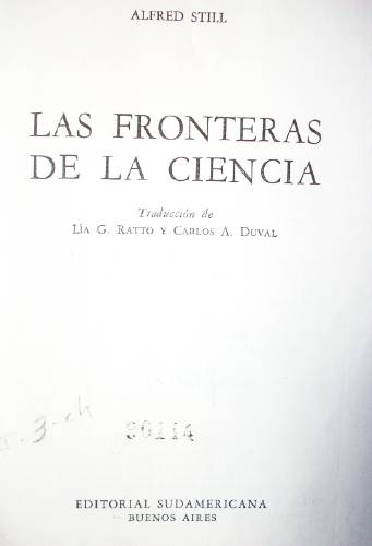 Las fronteras de la ciencia