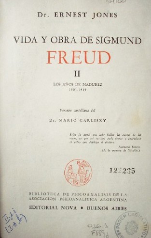 Vida y obra de Sigmund Freud