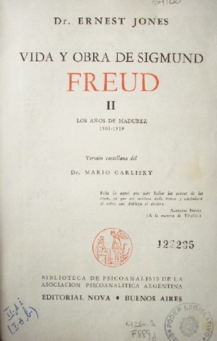 Vida y obra de Sigmund Freud