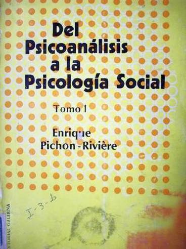Del psicoanálisis a la psicología social