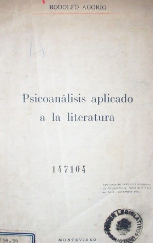 Psicoanálisis aplicado a la literatura