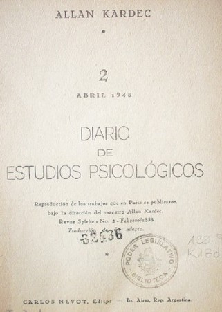 Diario de estudios psicológicos