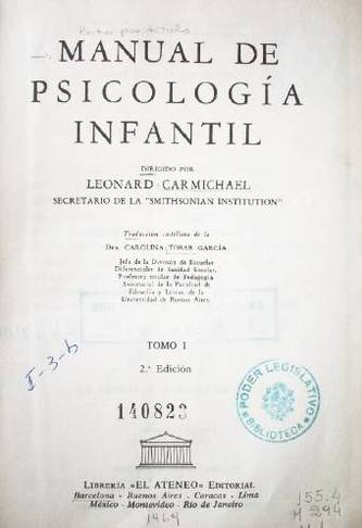 Manual de psicología infantil