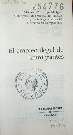 El empleo ilegal de inmigrantes