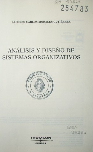 Análisis y diseño de sistemas organizativos