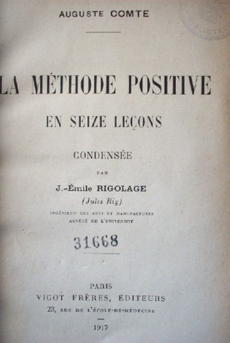 La méthode positive : en seize leçons